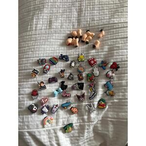 Huge lot of new Croc charms toes blippy Sanrio